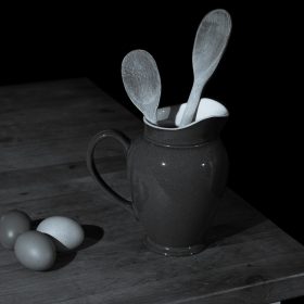 Egg and Spoon by Tony McCann